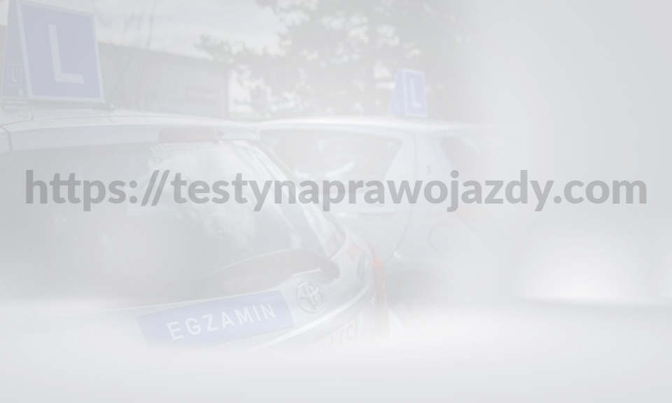 Zdjęcie lub video do testu egzaminacyjnego na prawo jazdy.